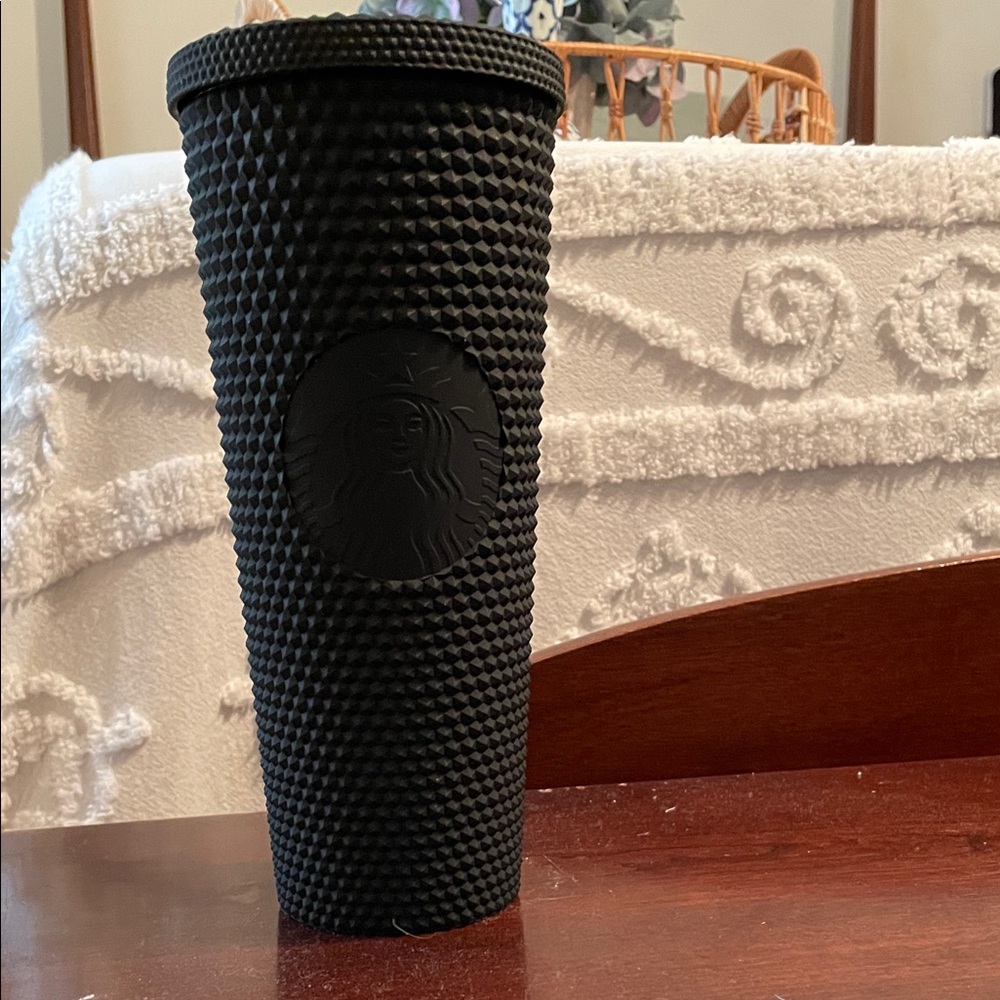 Starbucks Matte Black Studded Tumbler